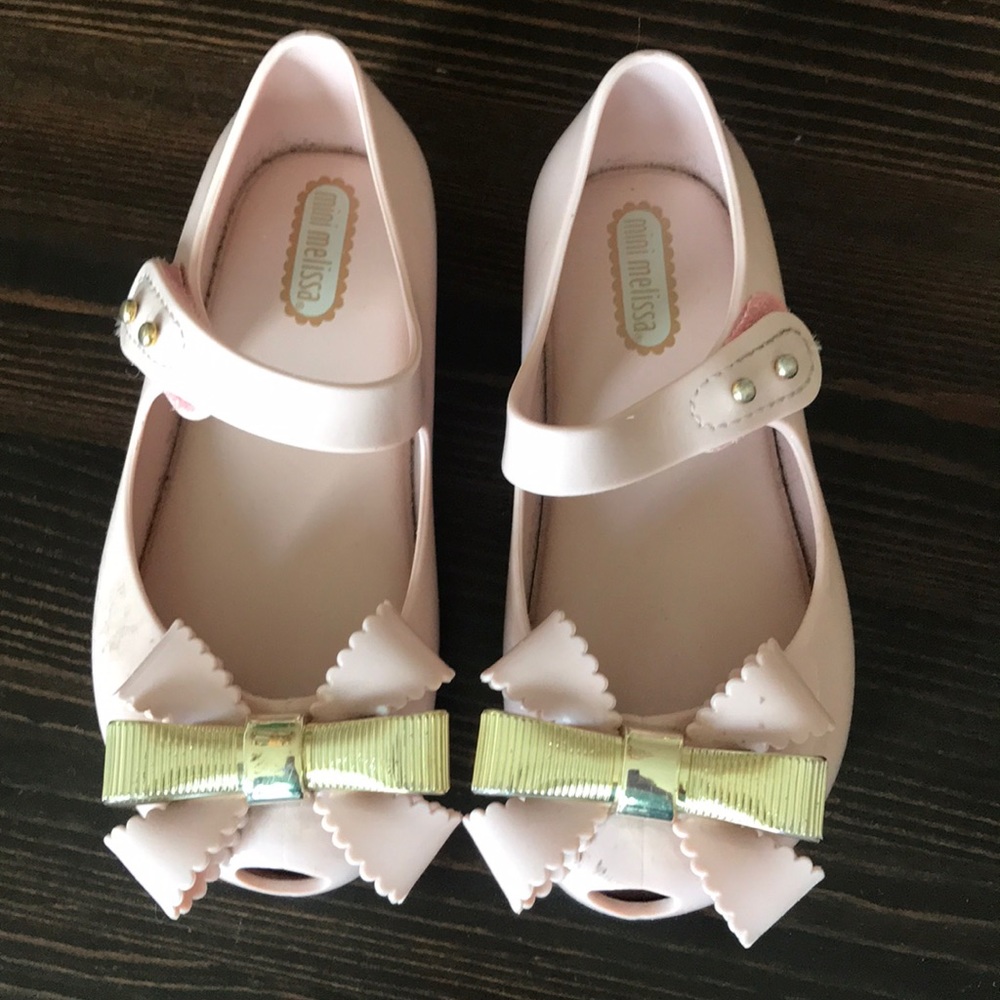 Mini Melissa pink shoes